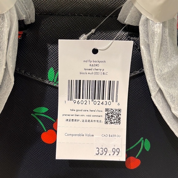 Kate Spade lizzie medium flap backpack
BLACK MULTI - Picture 14 of 16